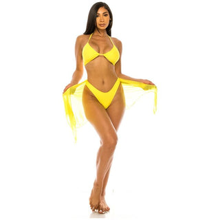 THREE PIECE BIKINI COVER UP SET