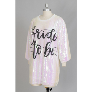 Bride To Be Sequin Jersey