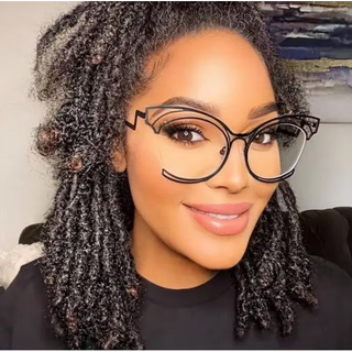 Women Oversized Optical Frames Eyeglasses