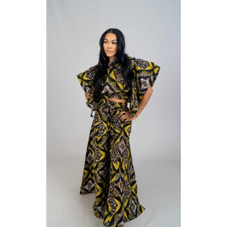 African Style Palazzo 2 piece set