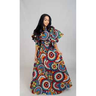 African Style Maxi Skirt 2 piece set