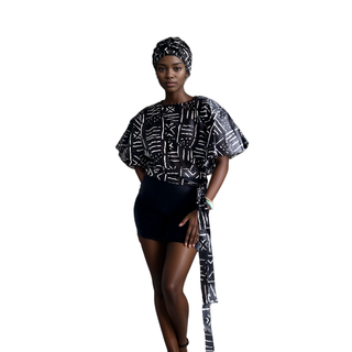 Tribal Printed Crop Top