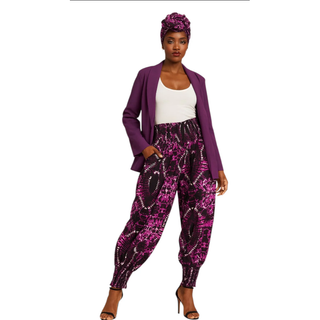 African Ankara Print Harem Palazzo Pants