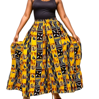 Ankara Print Big Pocket Palazzo Pants