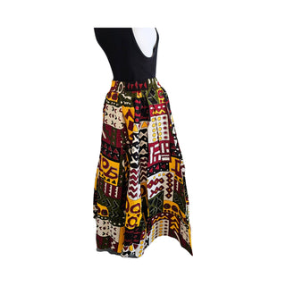 African Ankara Print Maxi skirt Pattern