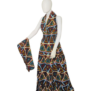 Smocked Ankara Maxi Dress Pattern