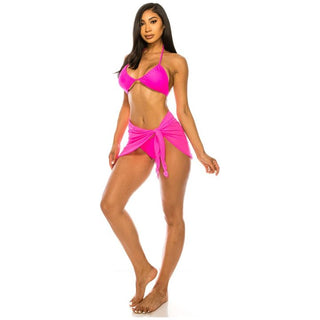 THREE PIECE BIKINI COVER UP SET