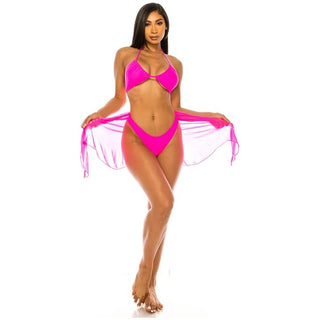 THREE PIECE BIKINI COVER UP SET