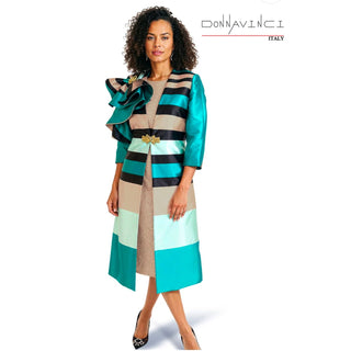 Donna Vinci 12269 | Sequin Dress & Virtual Silk Jacket Set – Spring 2026