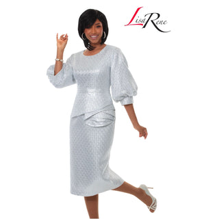 Lisa Rene 3375 Silver Dress – Black Label 2026 Collection - Alkebulan Lifestyle