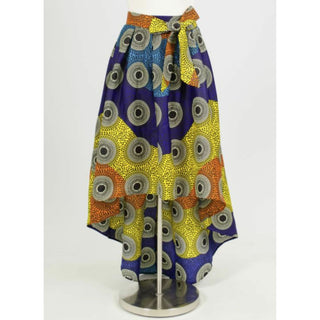 African Print Ankara Style / High Low /Long Maxi Skirt