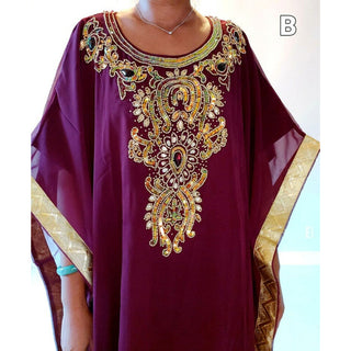 Moroccan Kaftan Maxi Dress