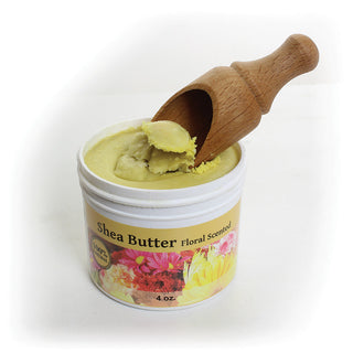 Shea Butter - Floral- 4oz - Alkebulan Lifestyle