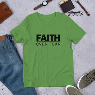 Faith Over Fear Short-Sleeve Unisex T-Shirt